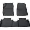 Car Floor Mats For 17-20 Hyundai Elantra No Fit GT All-Weather TPE Rubber Black