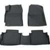 Car Floor Mats For 17-20 Hyundai Elantra No Fit GT All-Weather TPE Rubber Black